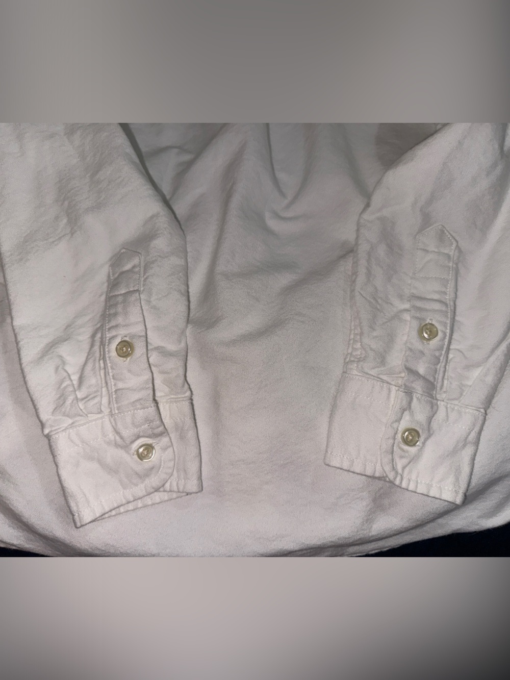Polo by Ralph Lauren White Button-Down Shirt with Embroidered Pony - Picture 6 of 6